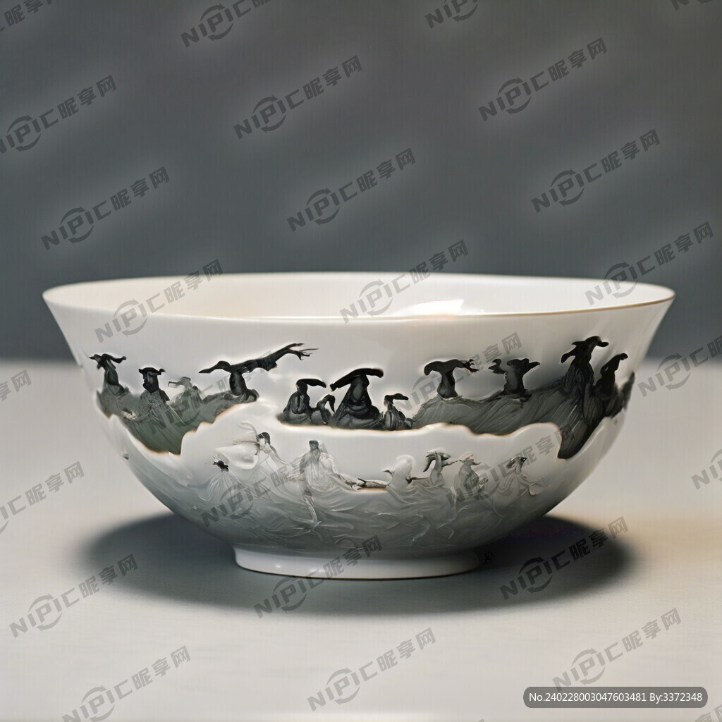 白瓷茶碗
