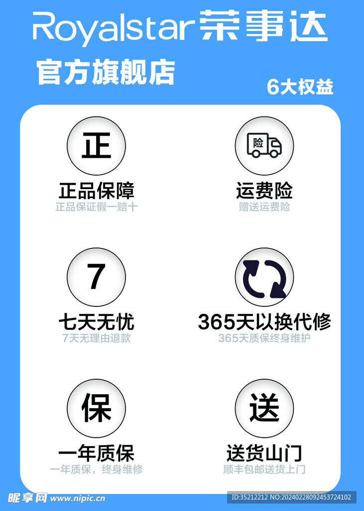 售后6大保障