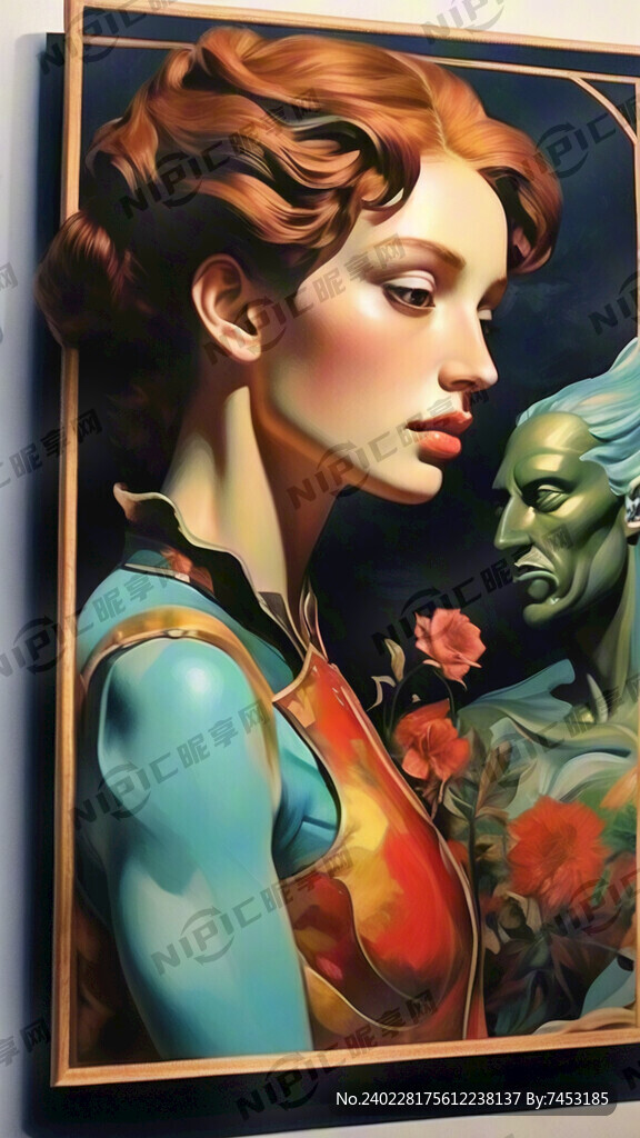 美术展画册封面