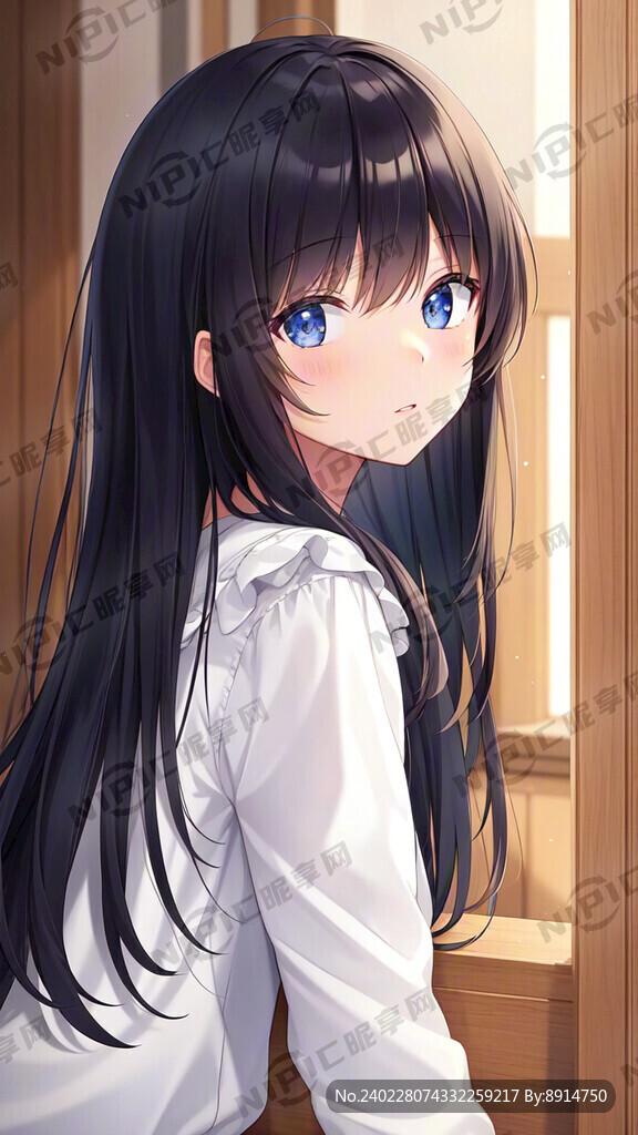 一个写字的小学生
