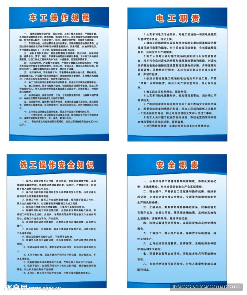 操作规程职责