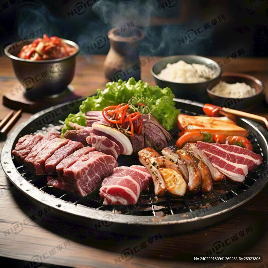 韩式铁盘烤肉
