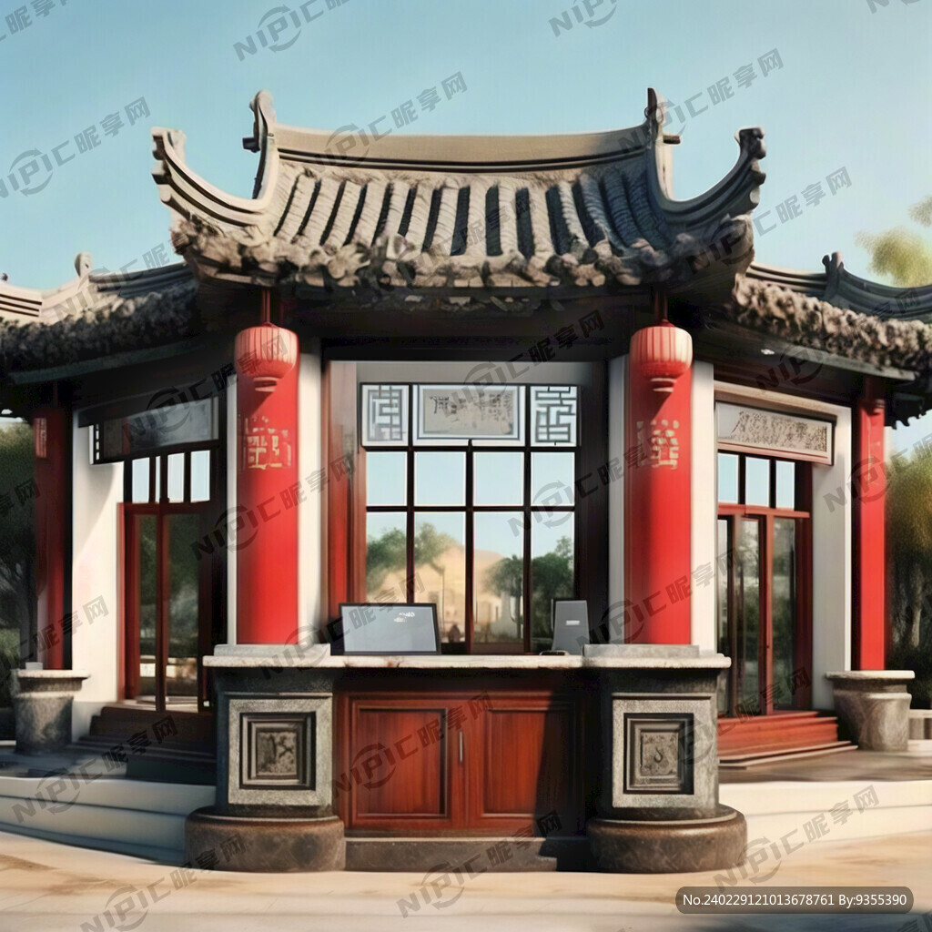 广告公司前台效果图