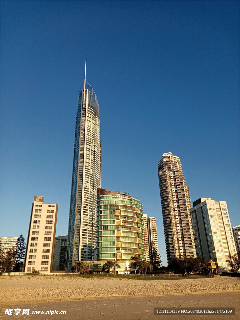 澳大利亚黄金海岸海滩风景