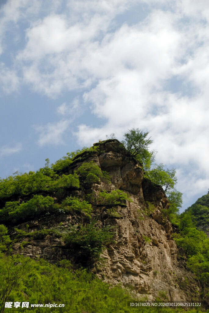 十渡山景