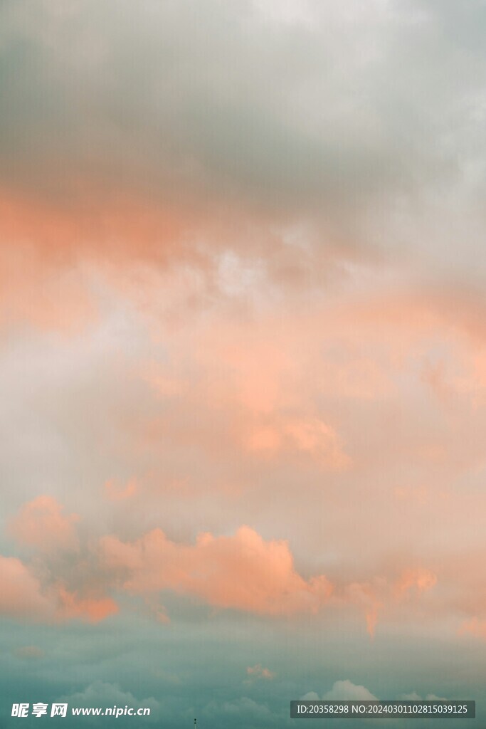 粉色天空