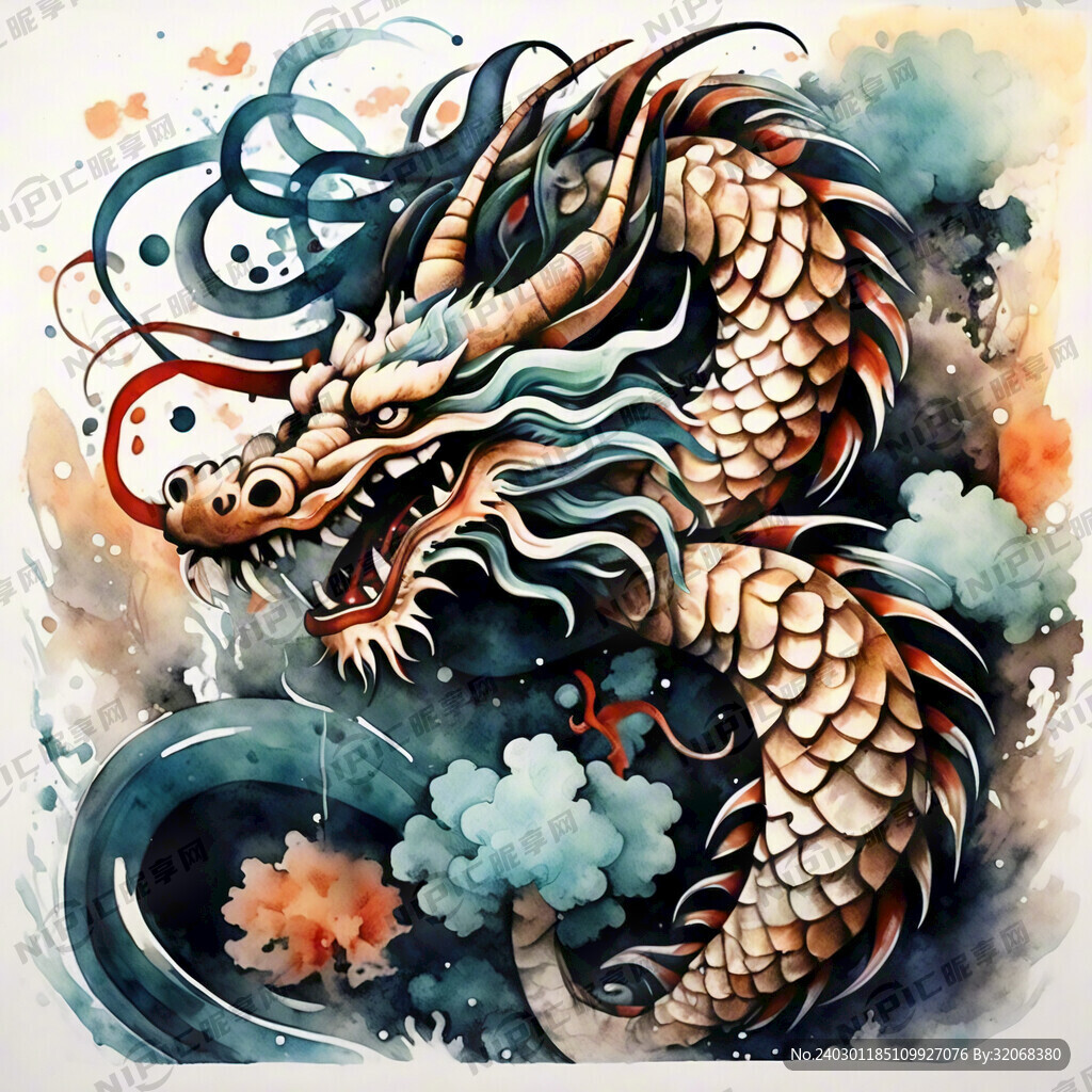 龙 长龙 中国龙 龙年 中国风