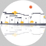 圆形装饰画