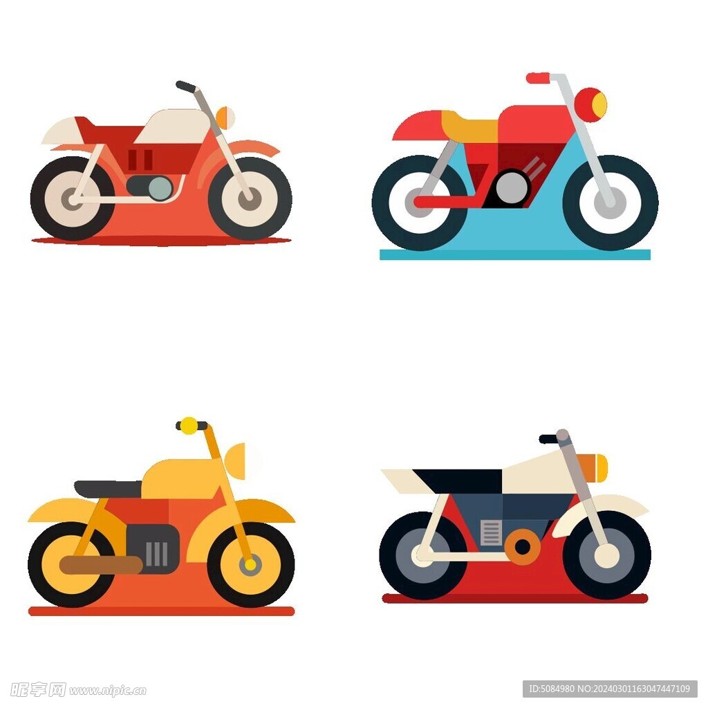 摩托车平面插图组图