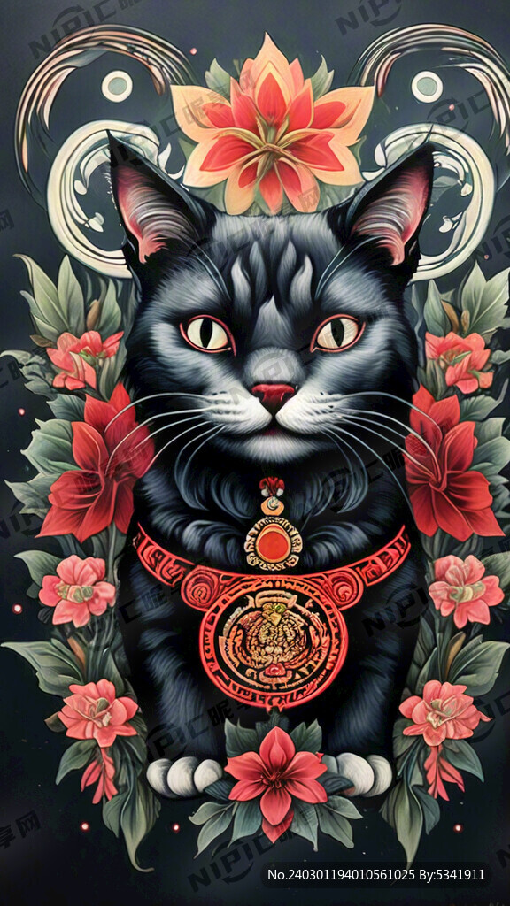 云南瓦猫 纳福形象