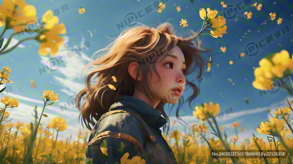 漫天油菜花的世界