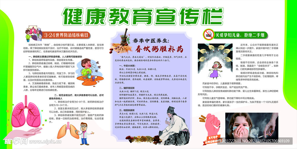 健康教育宣传栏