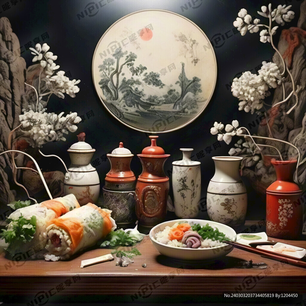复古 手工 卷饭 中国风