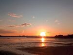 海滨日落风光