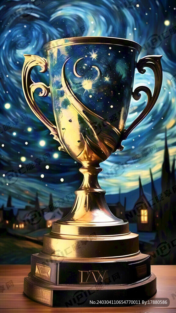 荣誉奖杯 星空