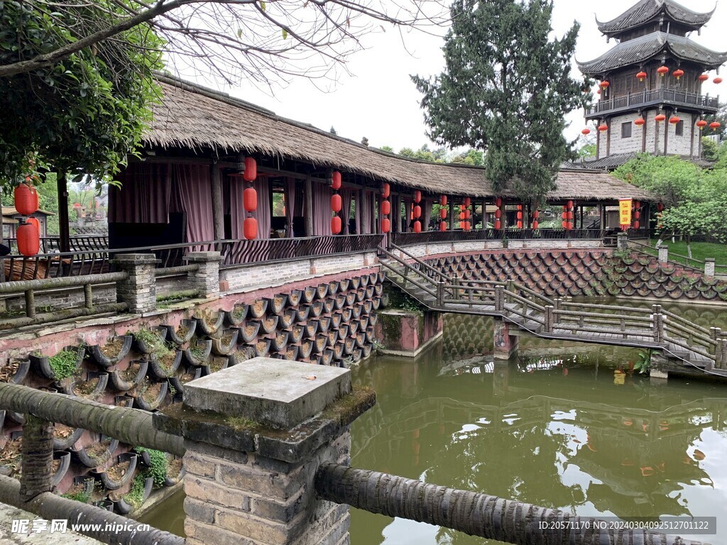 长廊 亭台