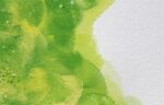 绿色水彩水粉宣纸