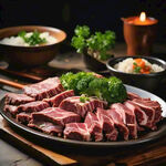 一盘牛肉