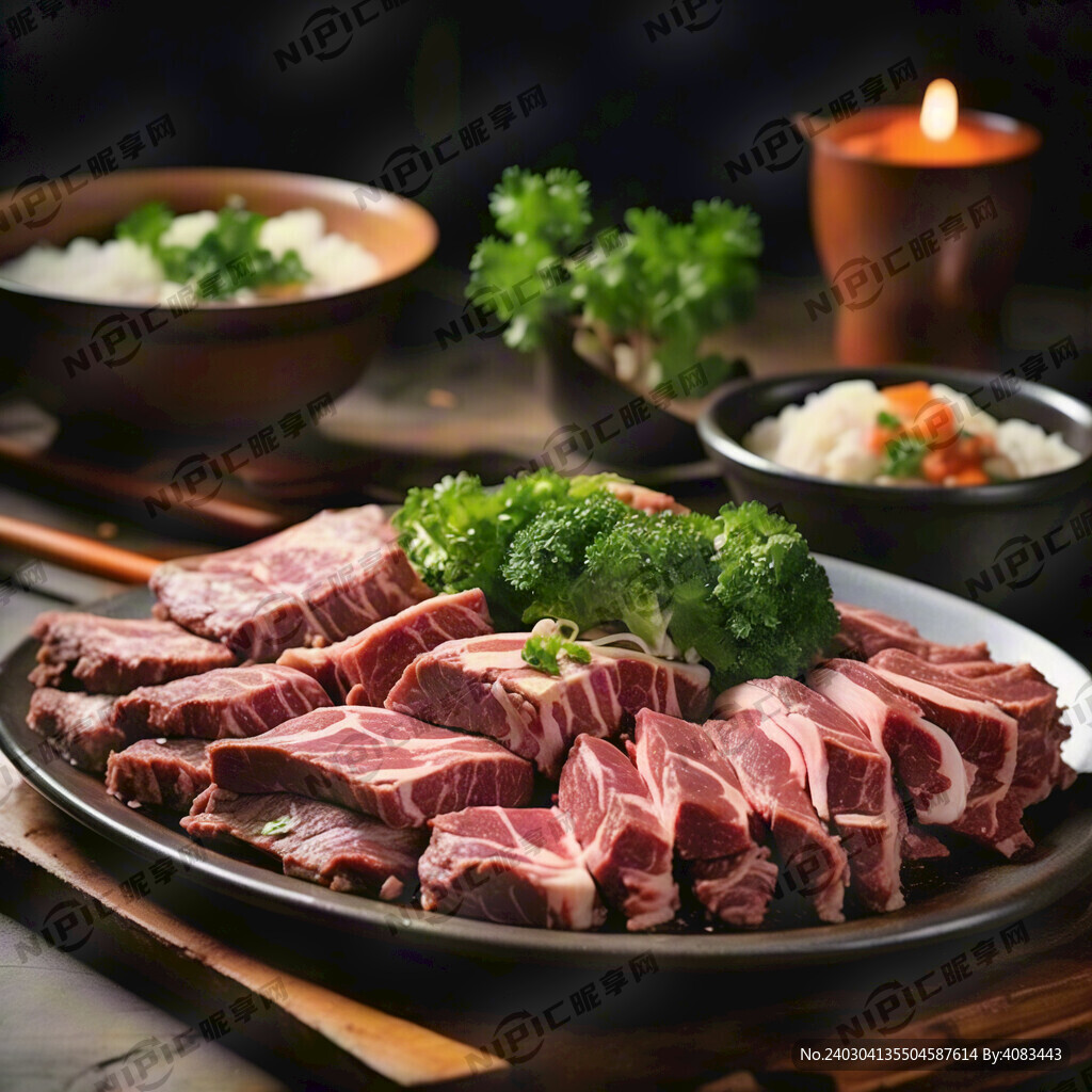 一盘牛肉