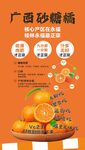 商超砂糖桔店教货架吊牌海报设计