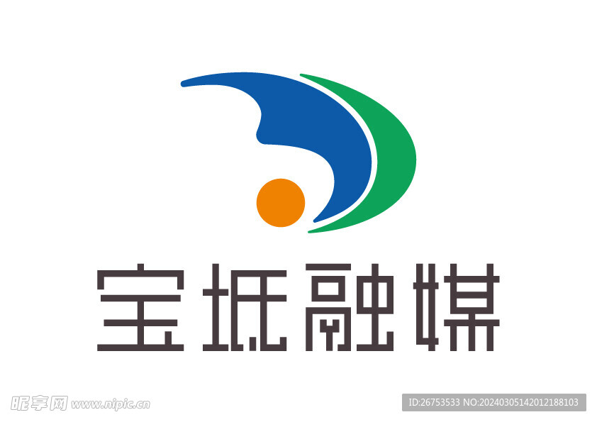 宝抵融媒 LOGO 标志