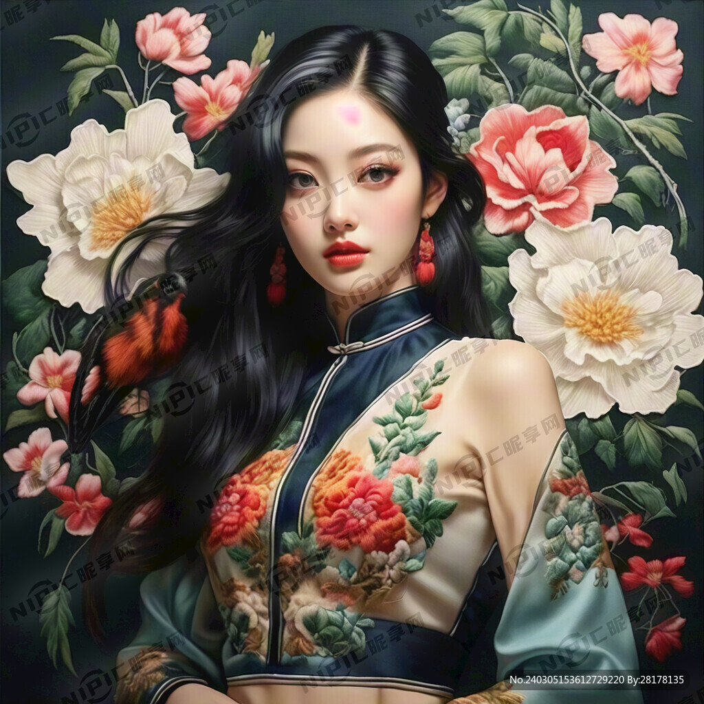 酷奇元素绣花