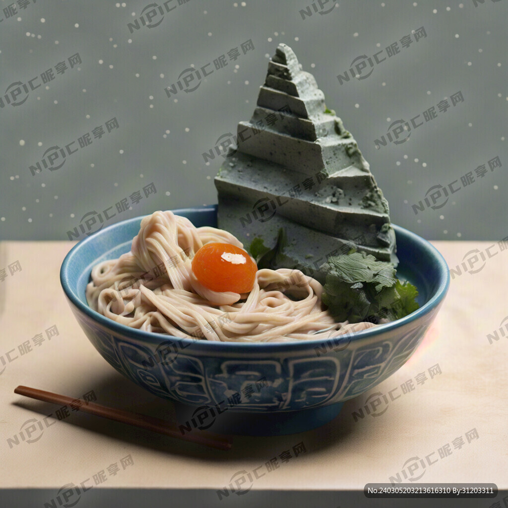 苗条身材 三星堆元素 鳕鱼面