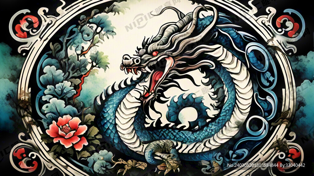 包含中国古文化图案