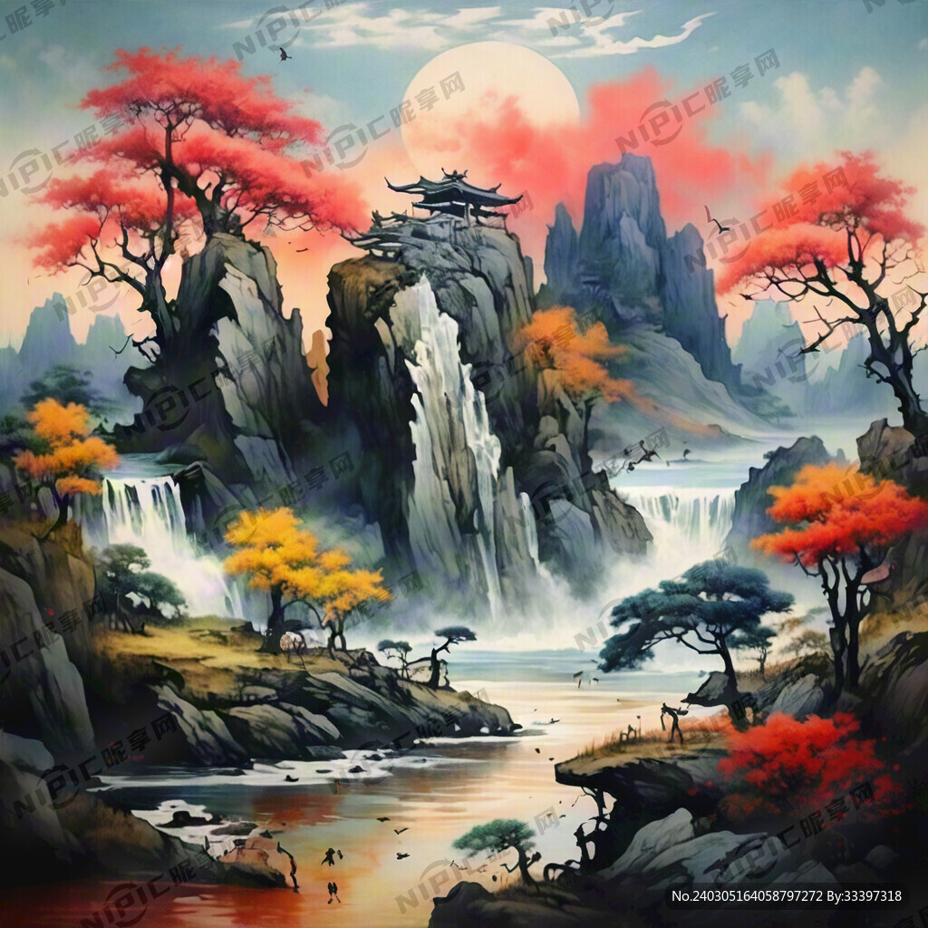 中国风 中国画。