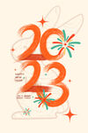 2023兔年新春新年海报