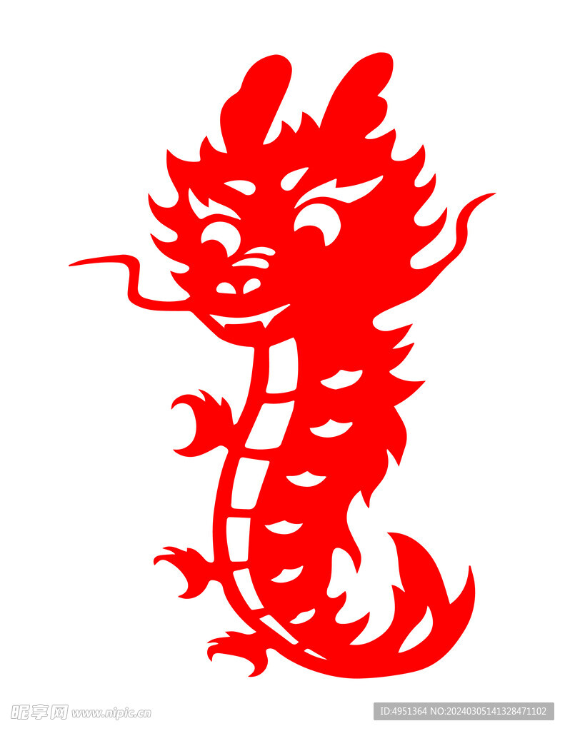 剪纸龙