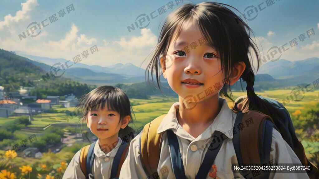 远景 大自然的风景里