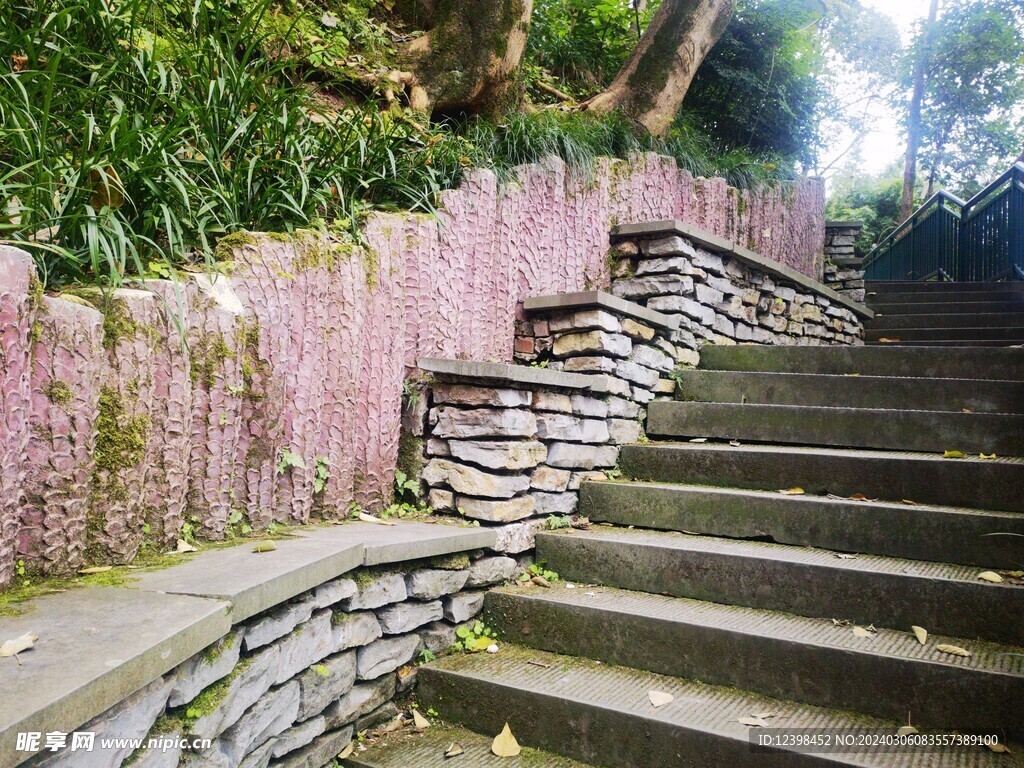 登山步道梯步