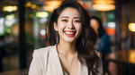 哈哈大笑的大美女