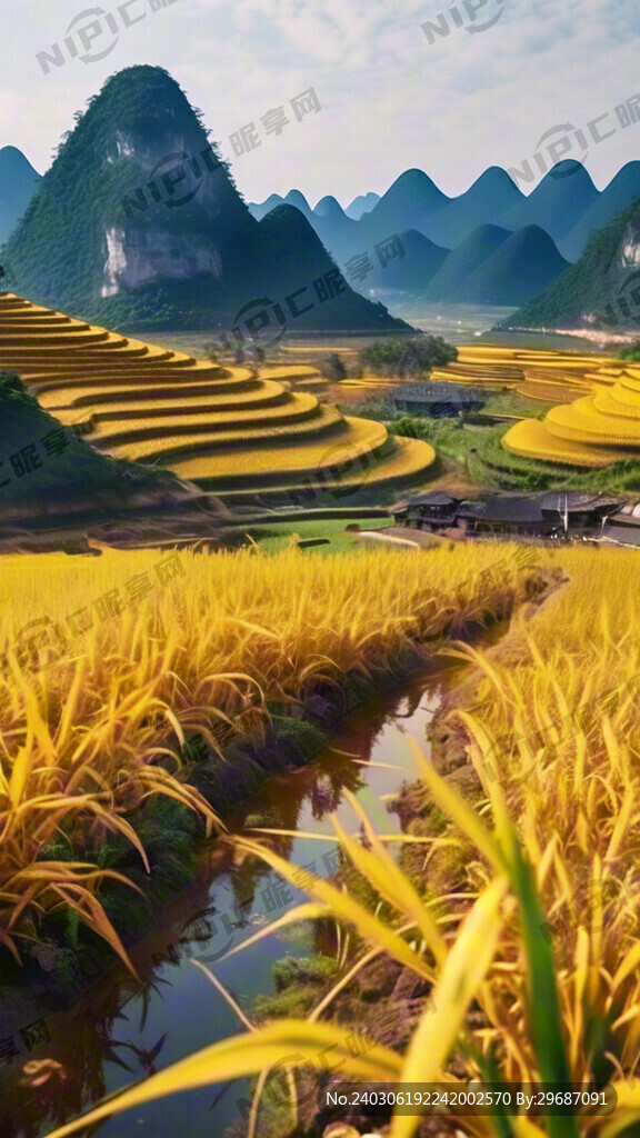 在贵州 群山环绕中有一块平原