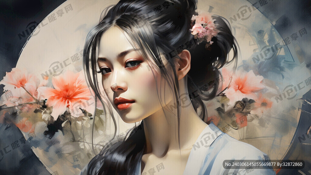 中国劳动妇女 淡雅 书法