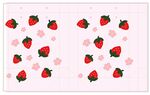 草莓 花朵卡通手提袋