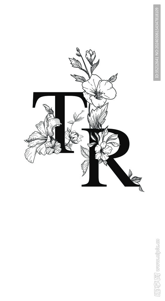唯美花朵logo