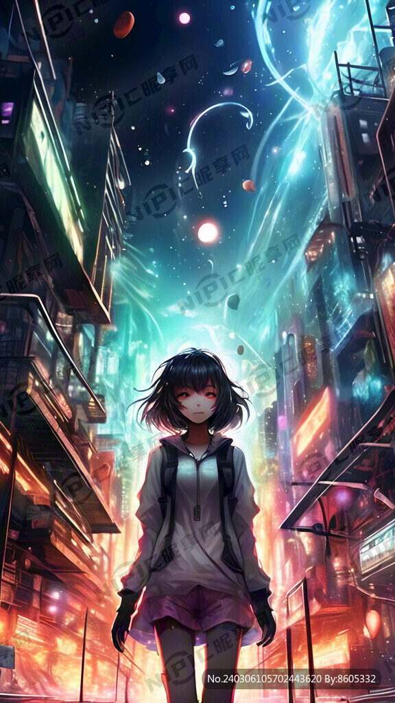 流光溢彩 梦幻 科技 二次元