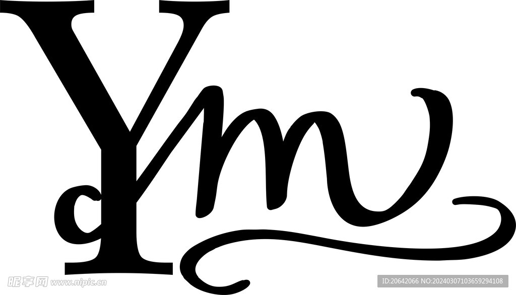 YM标志