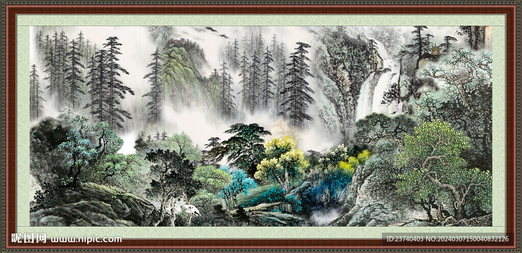中国画山水