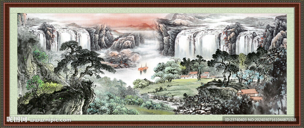 山水画 