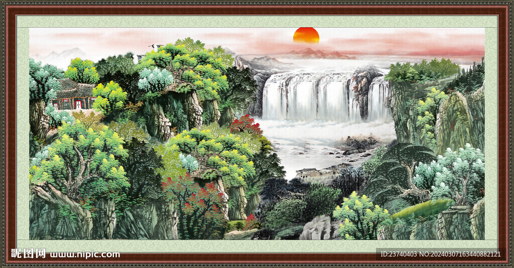 山水画 