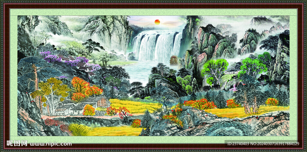 山水画 