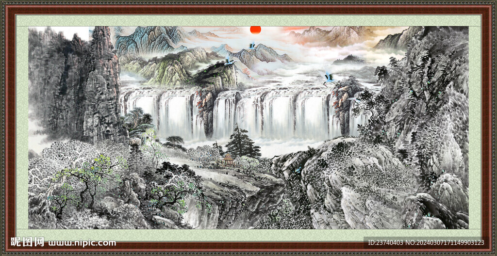 山水画 