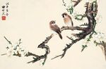 水墨花鸟画