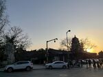 大雁塔景区落日余晖