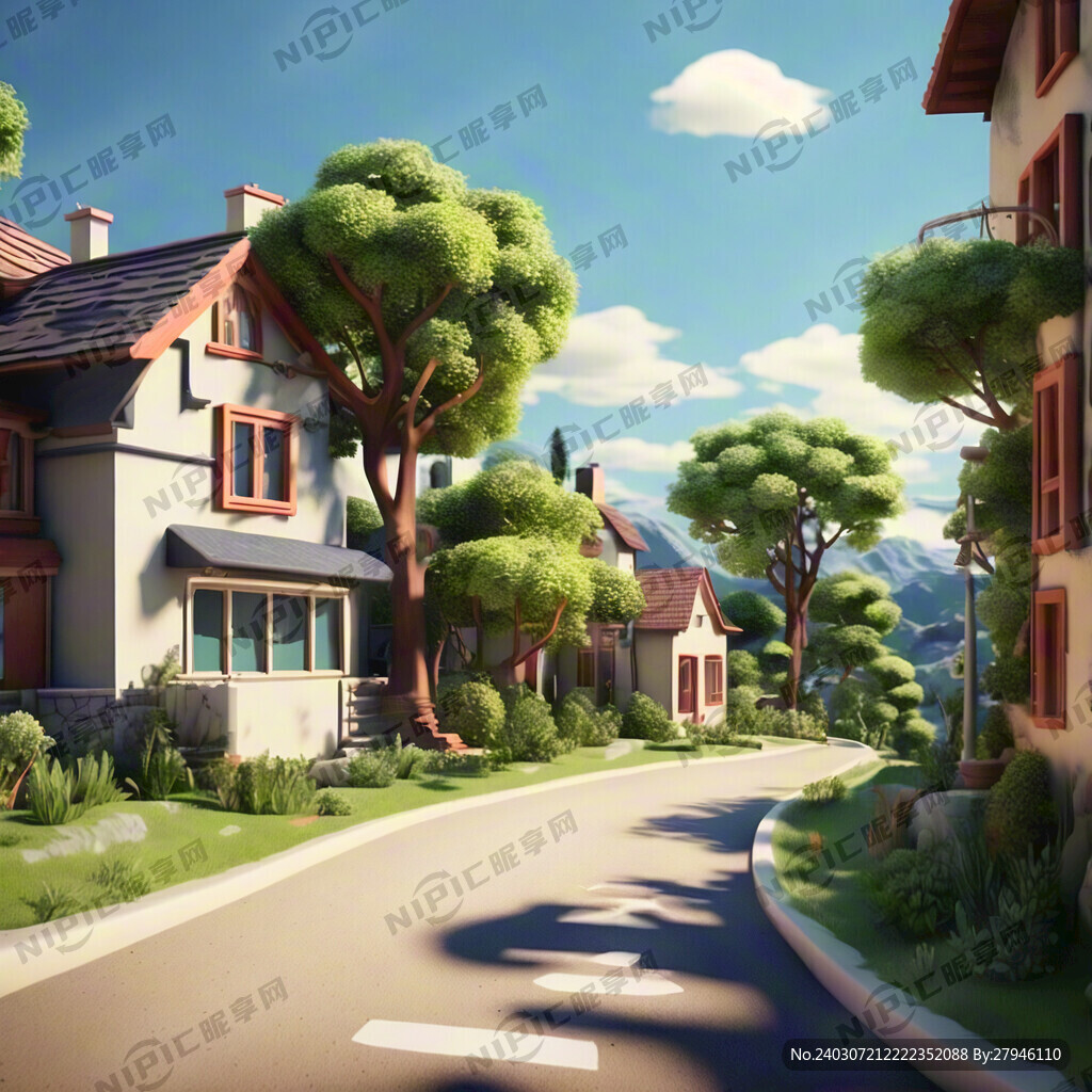 导览图 3D 房子 路