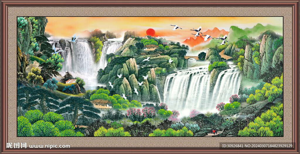 国画山水画