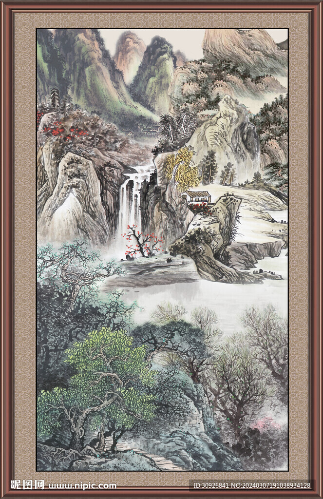 巨幅山水画 